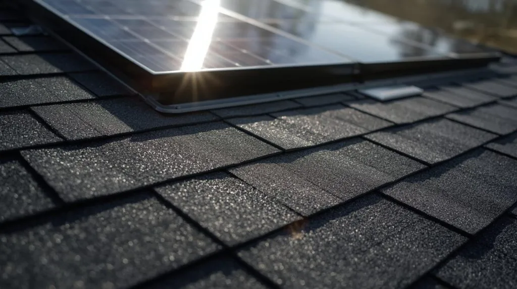 GAF Energy Timberline solar shingles installed on a home in Sherman, TX