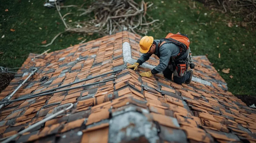 Storm damage repair