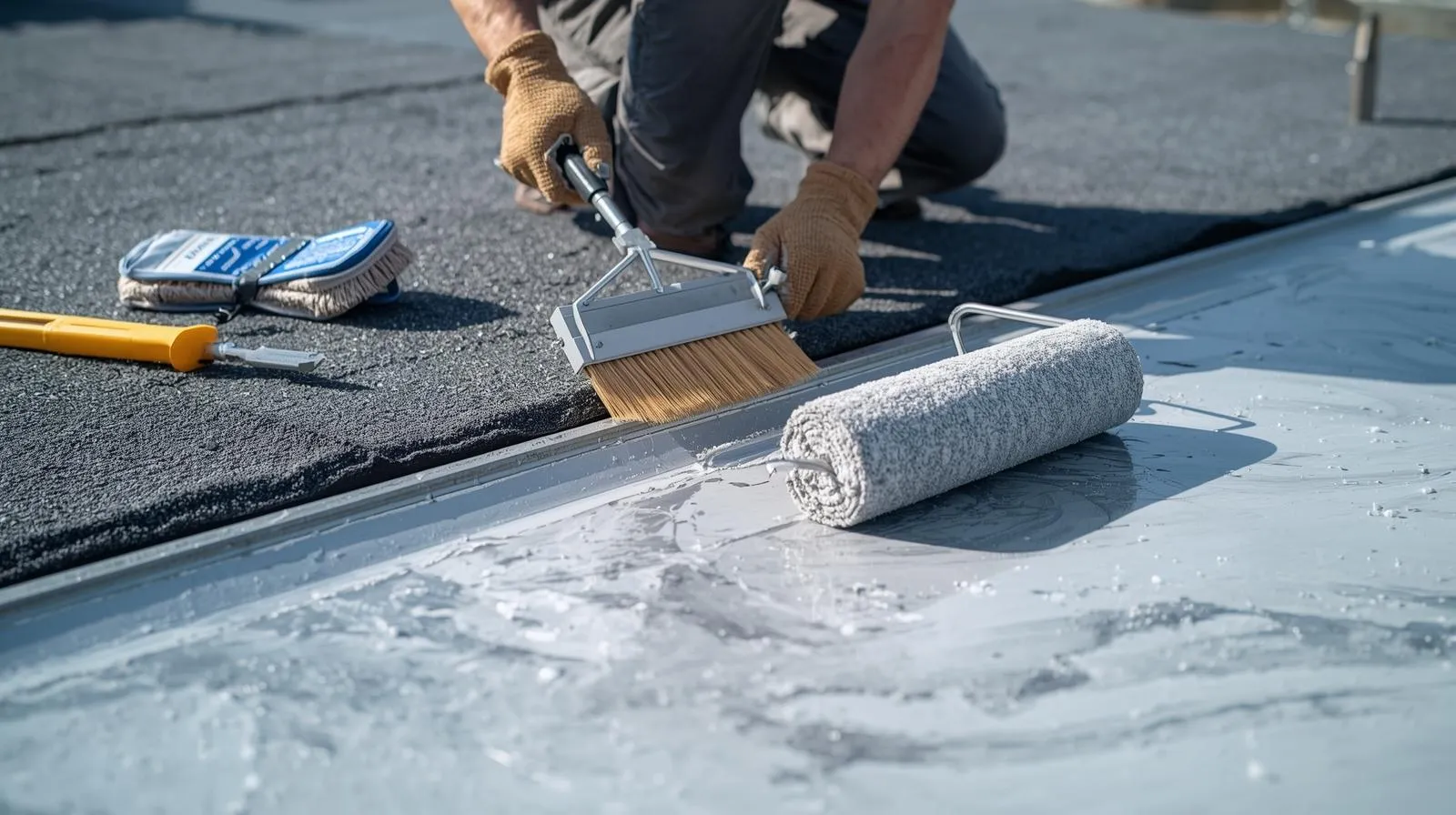 Flat roof maintenance