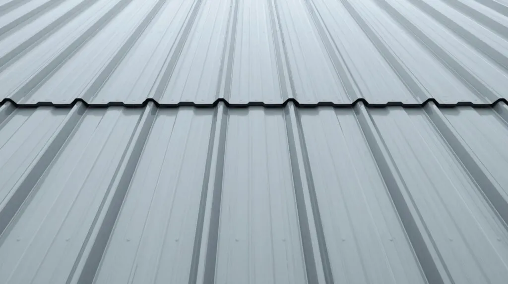 Completed standing seam install