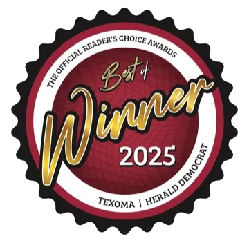 Best of Texoma 2025 Reader's Choice Awards Winner - Herald Democrat - Lankford Roofing